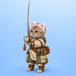 Knight Kitten #814