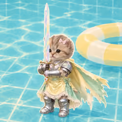 Knight Kitten #860