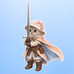 Knight Kitten #813
