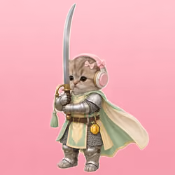 Knight Kitten #124