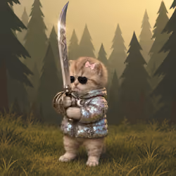 Knight Kitten #768