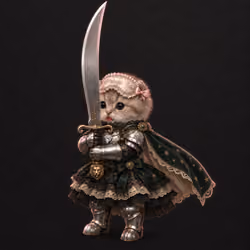 Knight Kitten #855