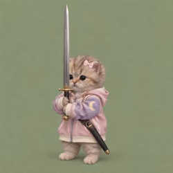 Knight Kitten #925