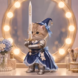 Knight Kitten #482