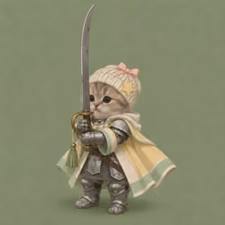 Knight Kitten #1024