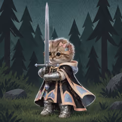 Knight Kitten #459