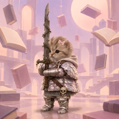 Knight Kitten #889