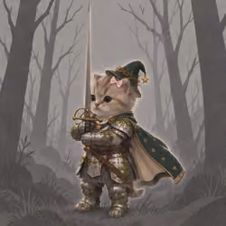 Knight Kitten #135