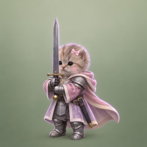 Knight Kitten #652