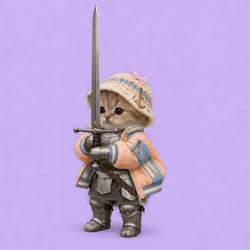 Knight Kitten #1079