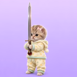 Knight Kitten #177