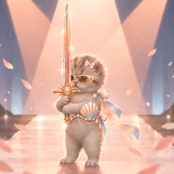 Knight Kitten #916