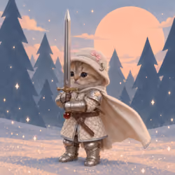 Knight Kitten #480