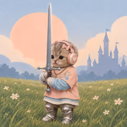 Knight Kitten #419