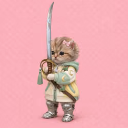 Knight Kitten #1071