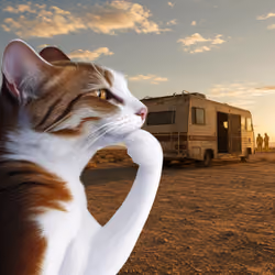 Thinking Cat #1879