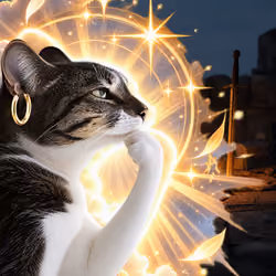 Thinking Cat #1131