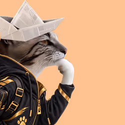 Thinking Cat #6401