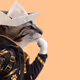 Thinking Cat #6401