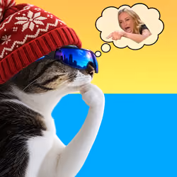Thinking Cat #445