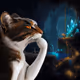 Thinking Cat #6740