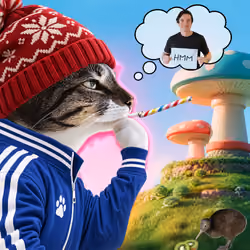 Thinking Cat #7261