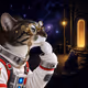 Thinking Cat #8302