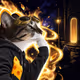 Thinking Cat #280