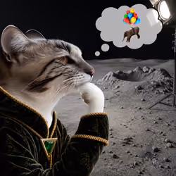 Thinking Cat #833