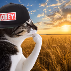 Thinking Cat #562