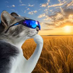 Thinking Cat #1596