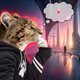 Thinking Cat #1509