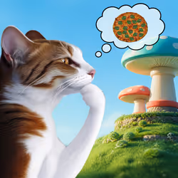 Thinking Cat #6264