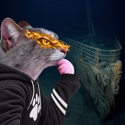 Thinking Cat #1524