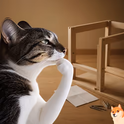 Thinking Cat #7426