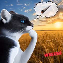 Thinking Cat #4783