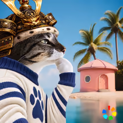 Thinking Cat #9625
