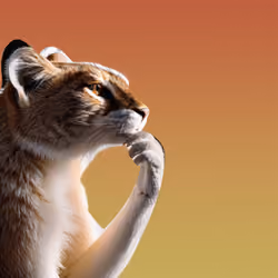 Thinking Cat #6092