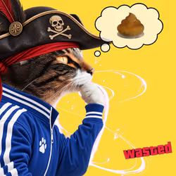 Thinking Cat #1684