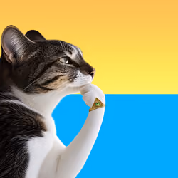 Thinking Cat #1241