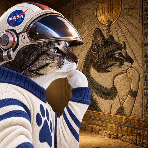 Thinking Cat #9236