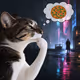 Thinking Cat #8249