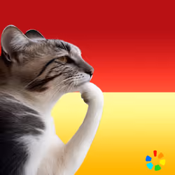 Thinking Cat #8714