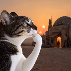 Thinking Cat #5499