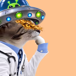 Thinking Cat #2770