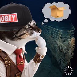 Thinking Cat #3362