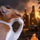Thinking Cat #6762
