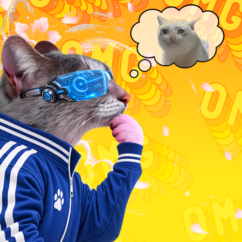 Thinking Cat #9235