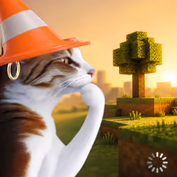 Thinking Cat #768