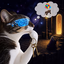 Thinking Cat #9348